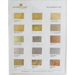 Gold Leaf Color Chart
