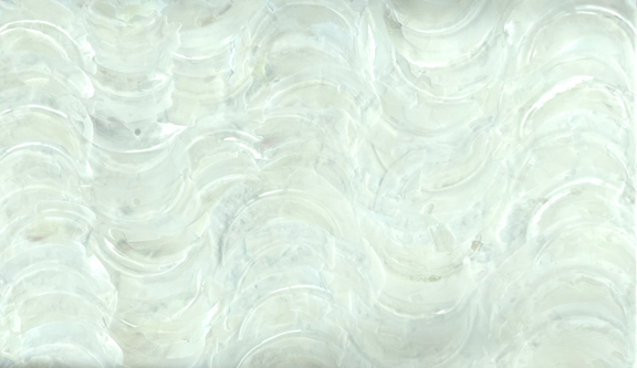 Freshwater White Waves Shell Veneer